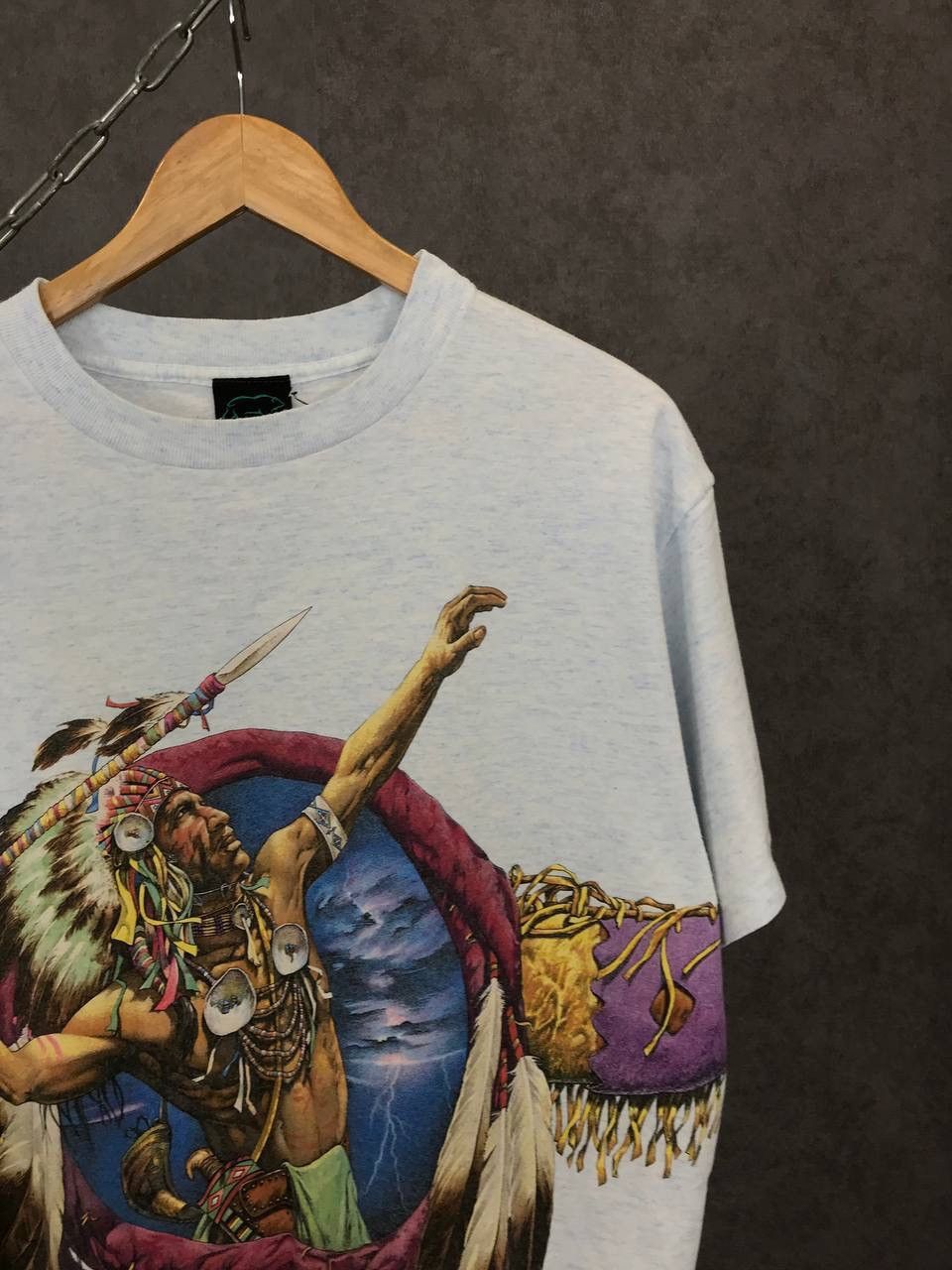 Habitat Indians history vintage habitat made in USA overprinted tee Size US L / EU 52-54 / 3 - 2 Thumbnail