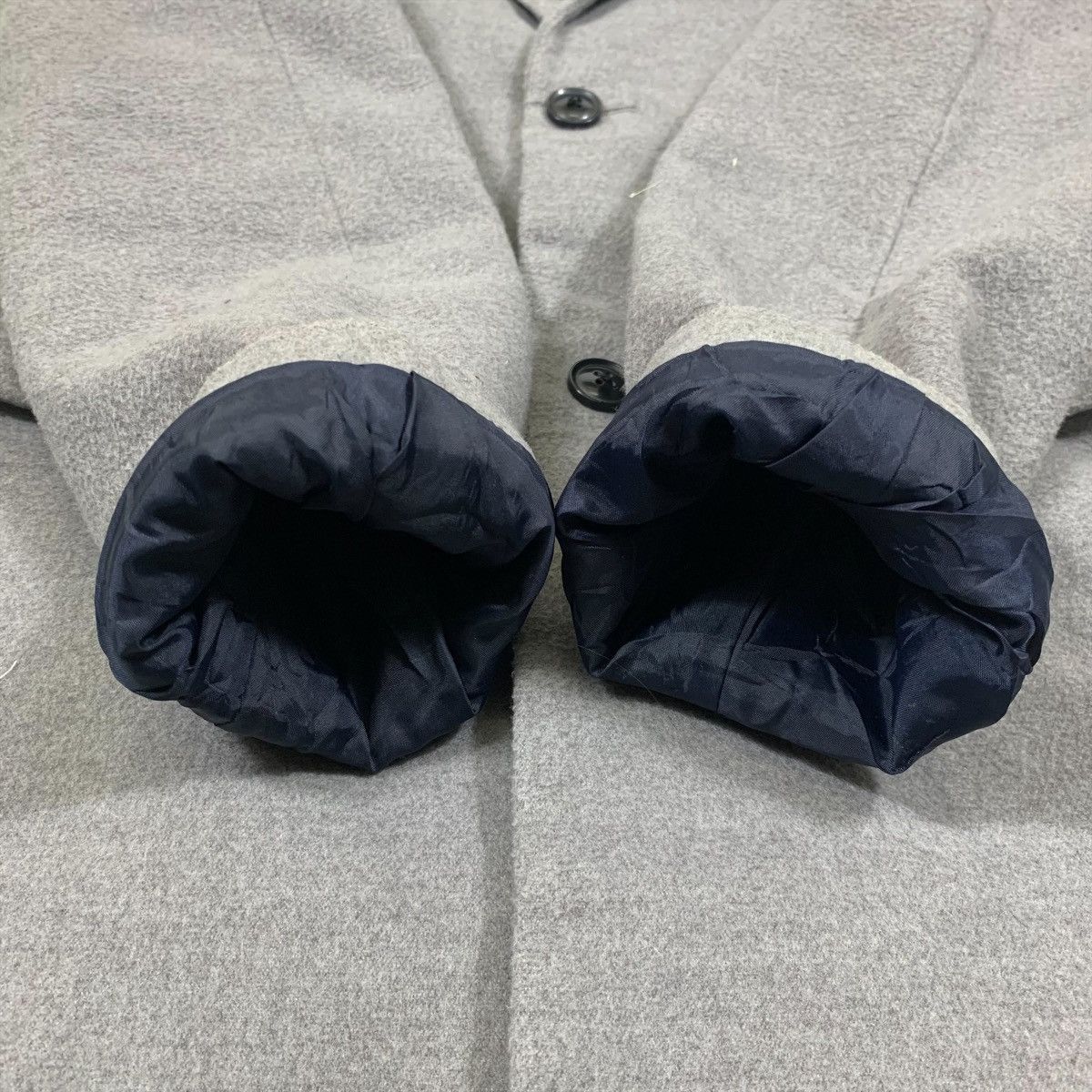 Japanese Brand SEMANTIC DESIGN Japanese Brand Design Wool Long Coat Jacket Size US L / EU 52-54 / 3 - 9 Thumbnail