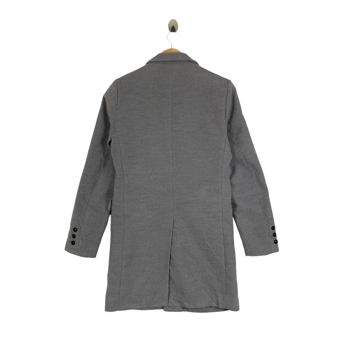 Japanese Brand SEMANTIC DESIGN Japanese Brand Design Wool Long Coat Jacket Size US L / EU 52-54 / 3 - 2 Thumbnail