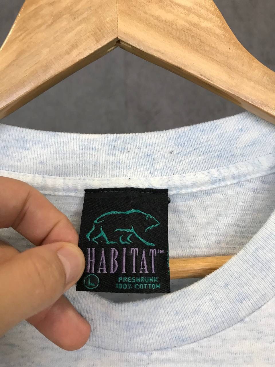 Habitat Indians history vintage habitat made in USA overprinted tee Size US L / EU 52-54 / 3 - 5 Thumbnail