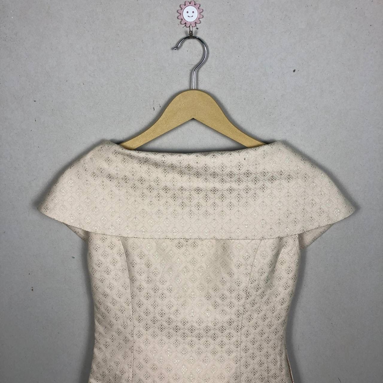 Balmain Balmain Crop Top Blouse Beige Size S / US 4 / IT 40 - 4 Thumbnail