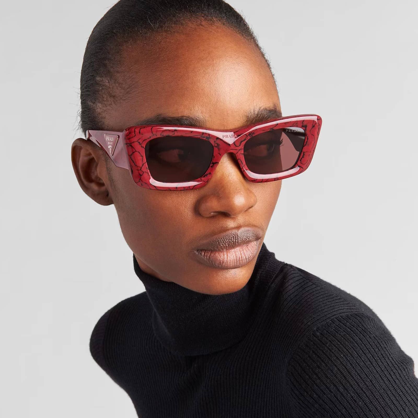 Prada PRADA Sunglasses SPR13Z F 15D 08S Authentic NEW Grailed