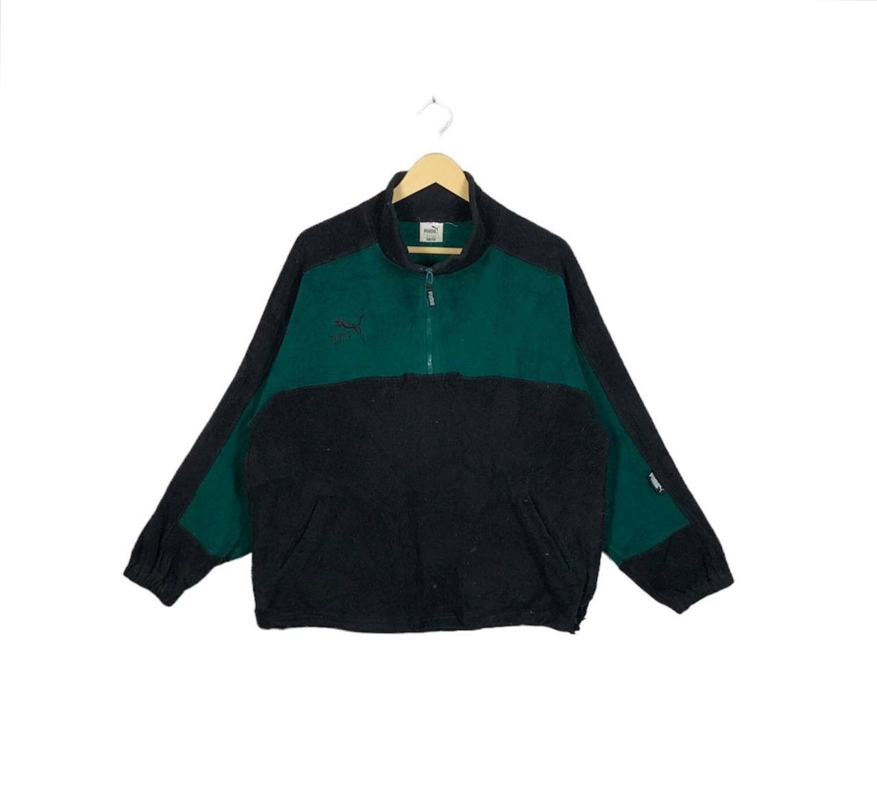 Puma × Sports Specialties Vtg 90s Puma Colorblock Pile Fleece Sweatshirt Jacket Size US M / EU 48-50 / 2 - 1 Thumbnail