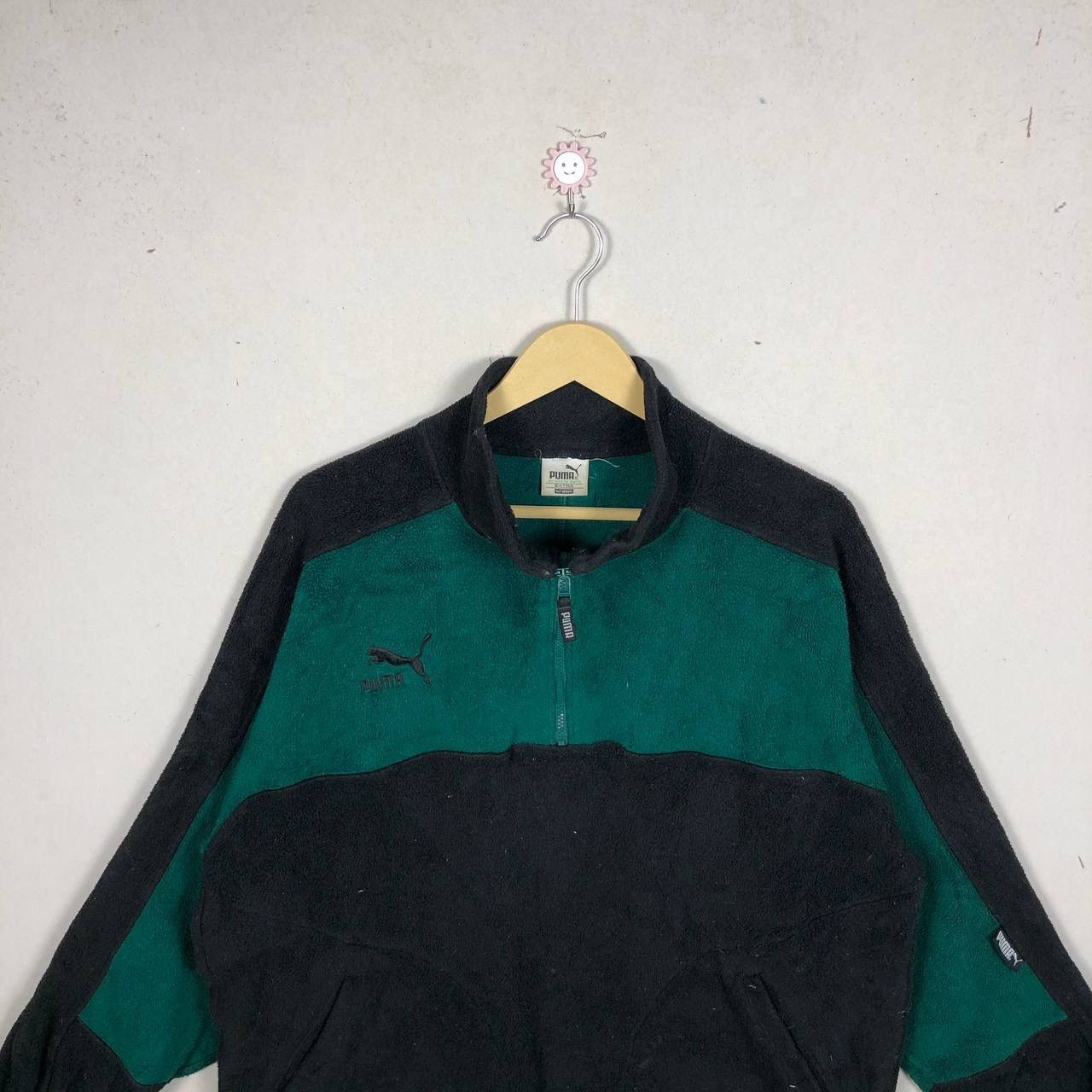 Puma × Sports Specialties Vtg 90s Puma Colorblock Pile Fleece Sweatshirt Jacket Size US M / EU 48-50 / 2 - 3 Thumbnail