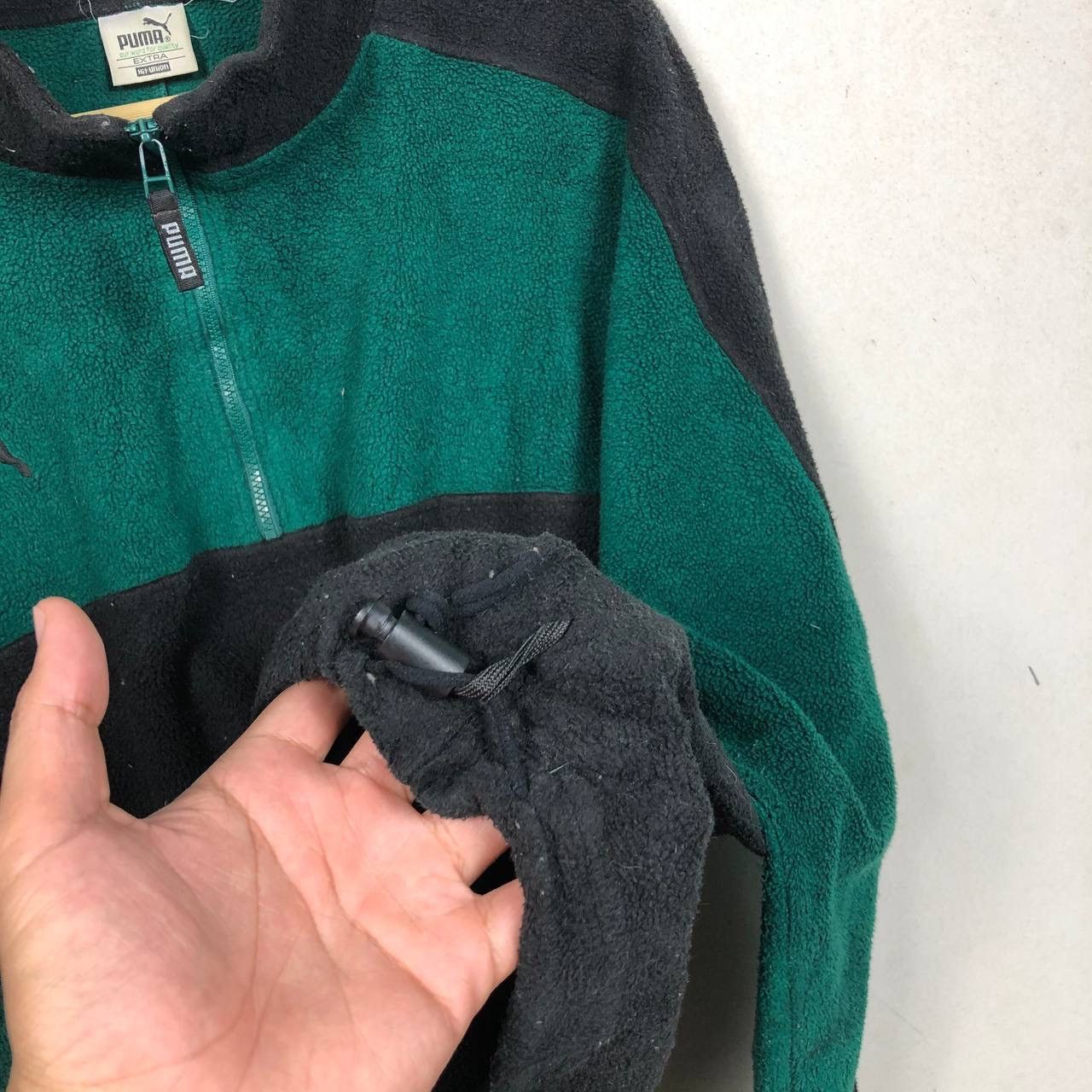 Puma × Sports Specialties Vtg 90s Puma Colorblock Pile Fleece Sweatshirt Jacket Size US M / EU 48-50 / 2 - 7 Thumbnail