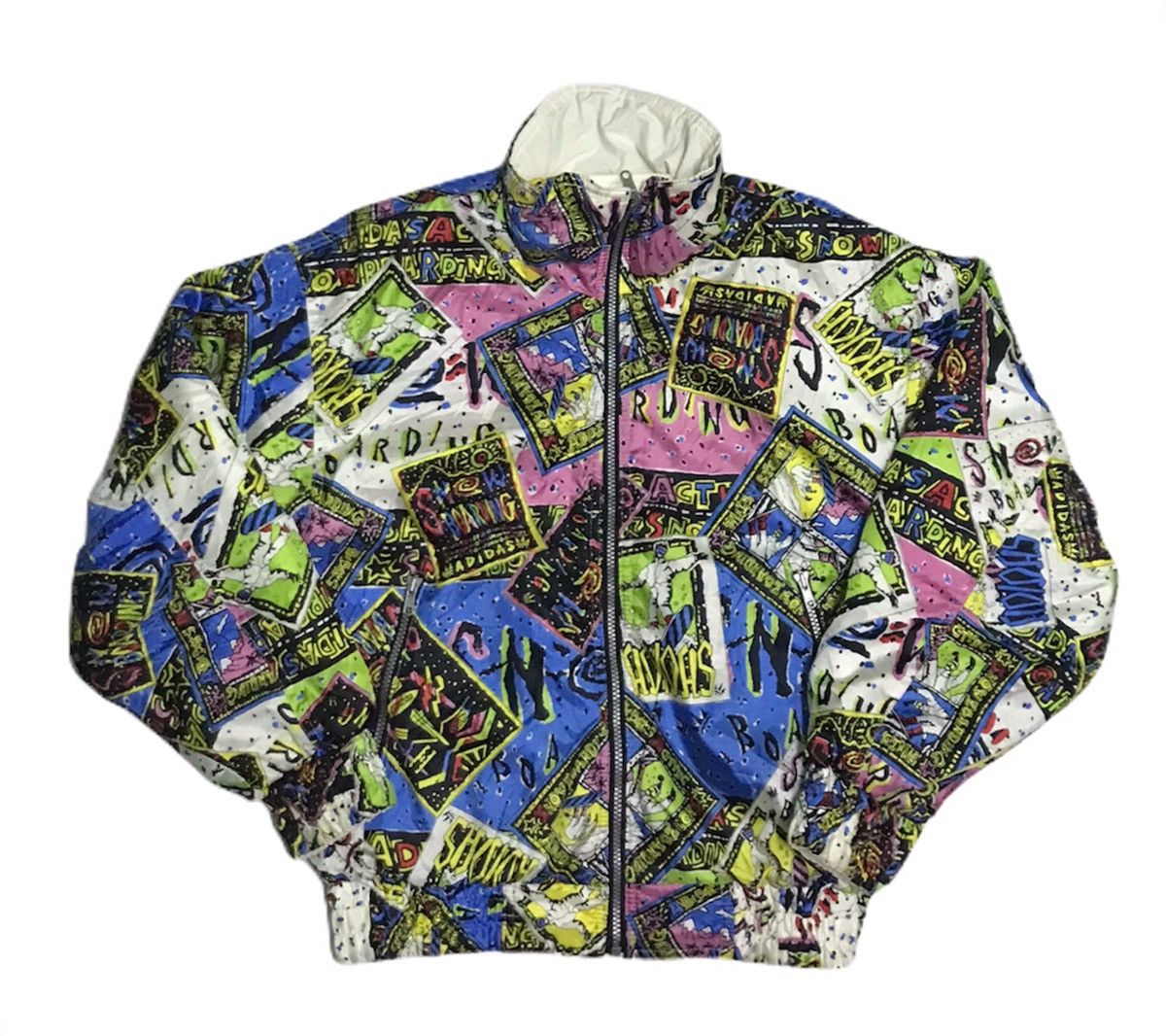 Vintage Adidas snowboarding reversible jacket Size US M / EU 48-50 / 2 - 2 Thumbnail