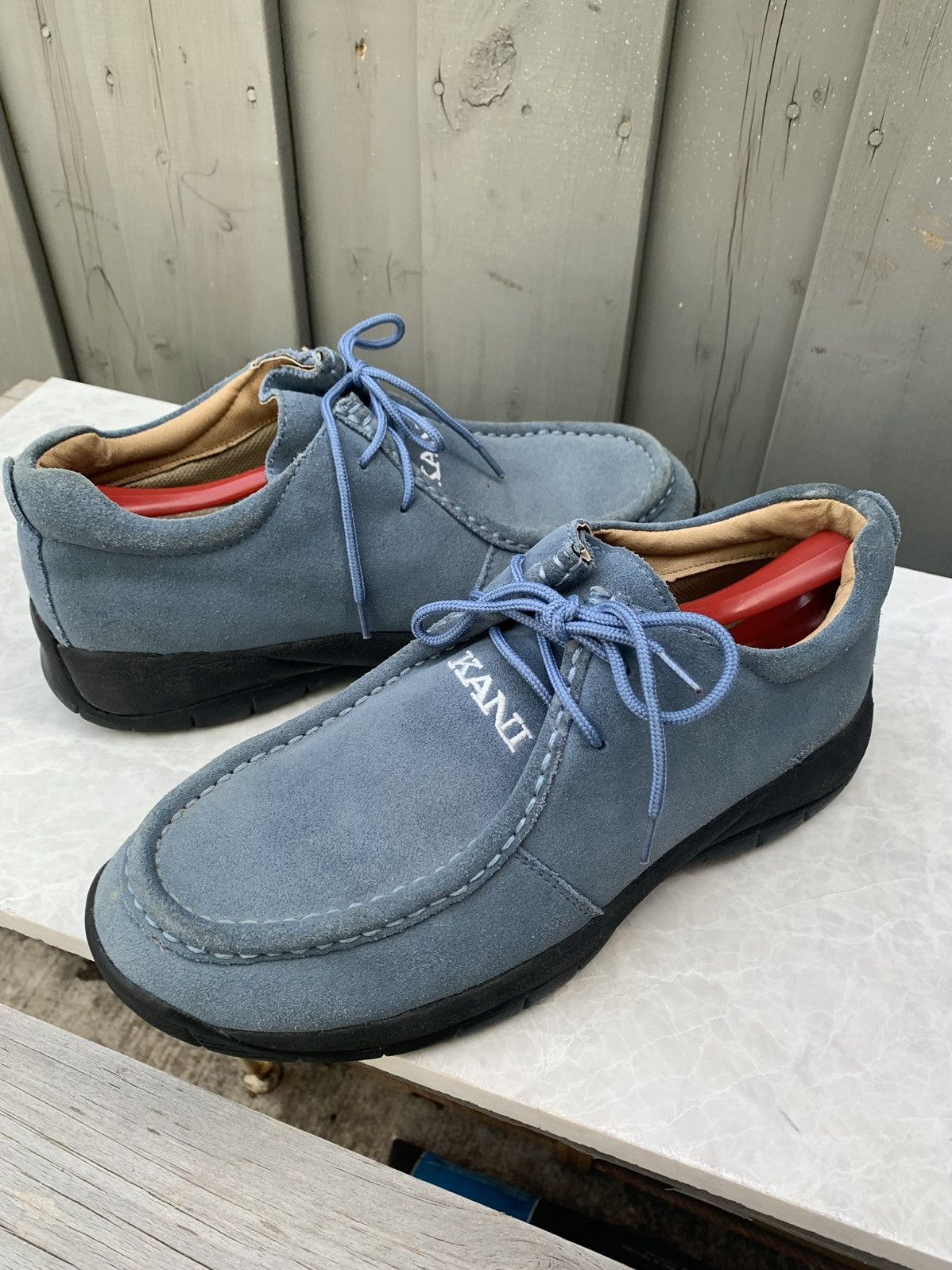 Vintage Karl Kani Sneakers 2000s 90s Hip Hop Suede Moc Toe 9