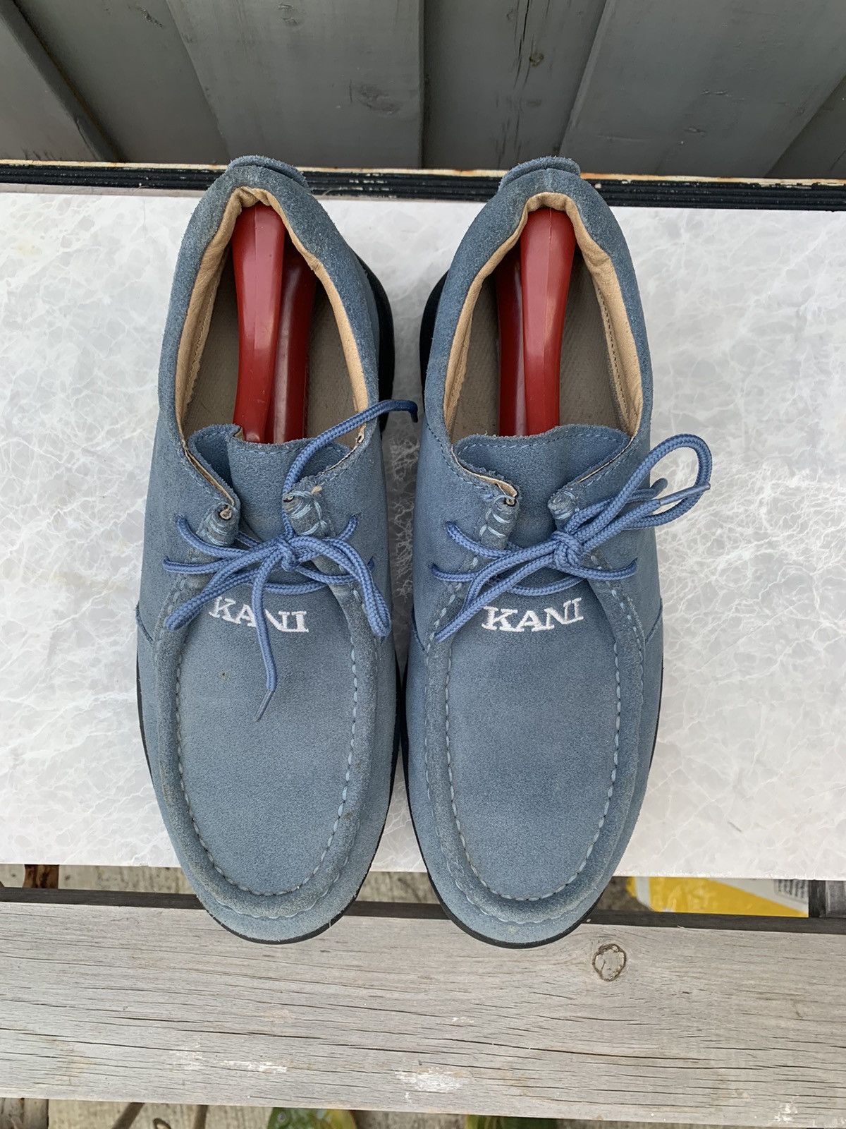 Karl Kani × Vintage Vintage Karl Kani Sneakers 2000s 90s Hip Hop Suede Moc Toe 9 Size US 9.5 / EU 42-43 - 5 Thumbnail