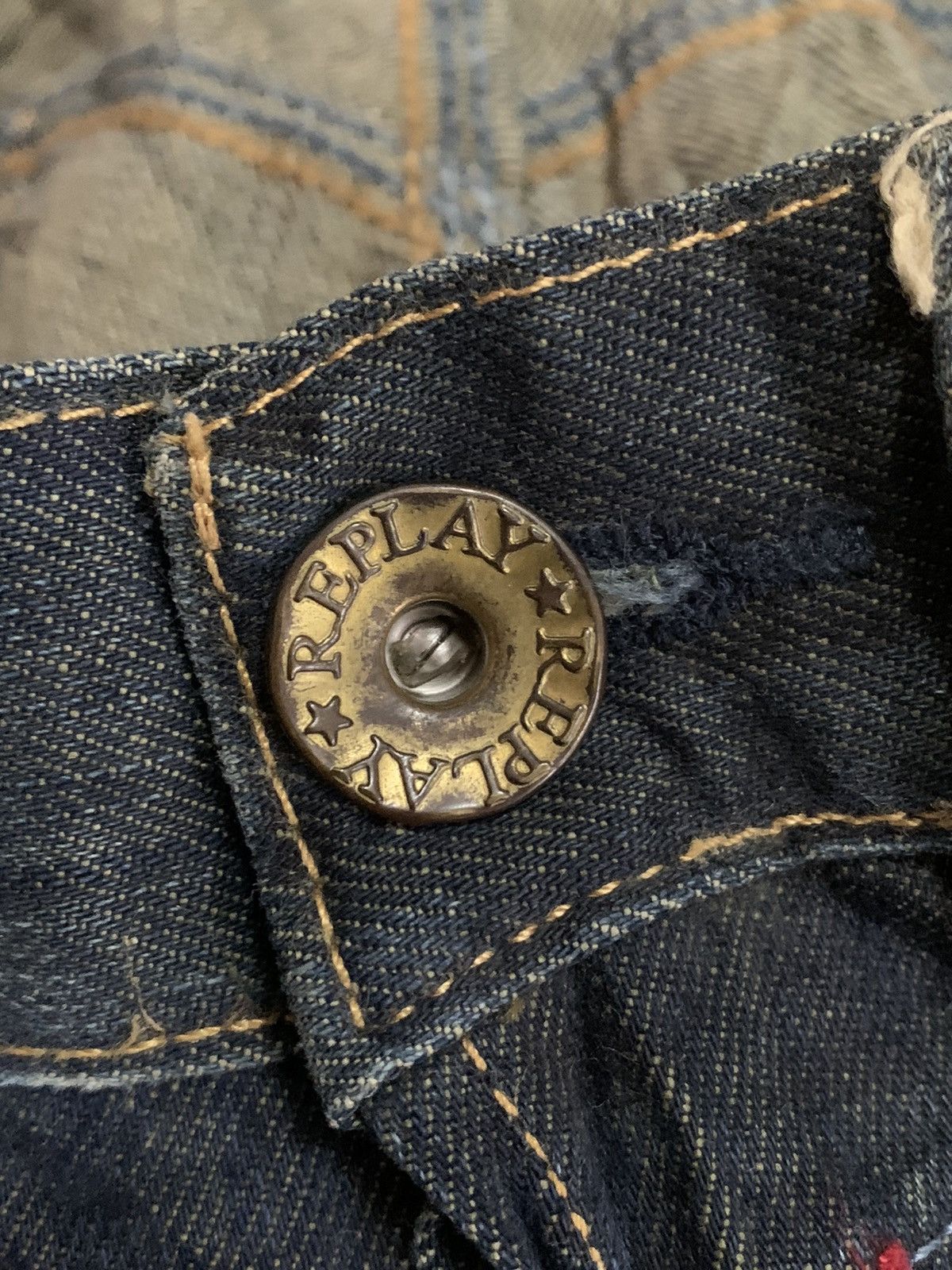 If Six Was Nine × Replay Vintage Replay Distress Style Bush Denim Jeans Size US 32 / EU 48 - 10 Thumbnail