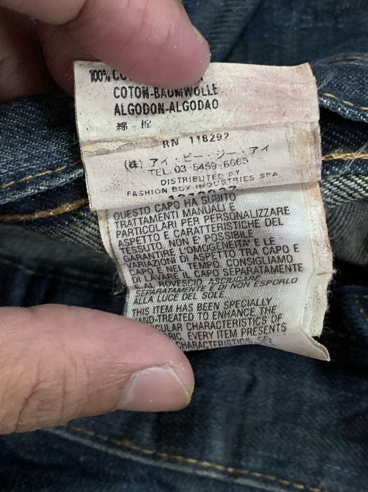 If Six Was Nine × Replay Vintage Replay Distress Style Bush Denim Jeans Size US 32 / EU 48 - 12 Thumbnail
