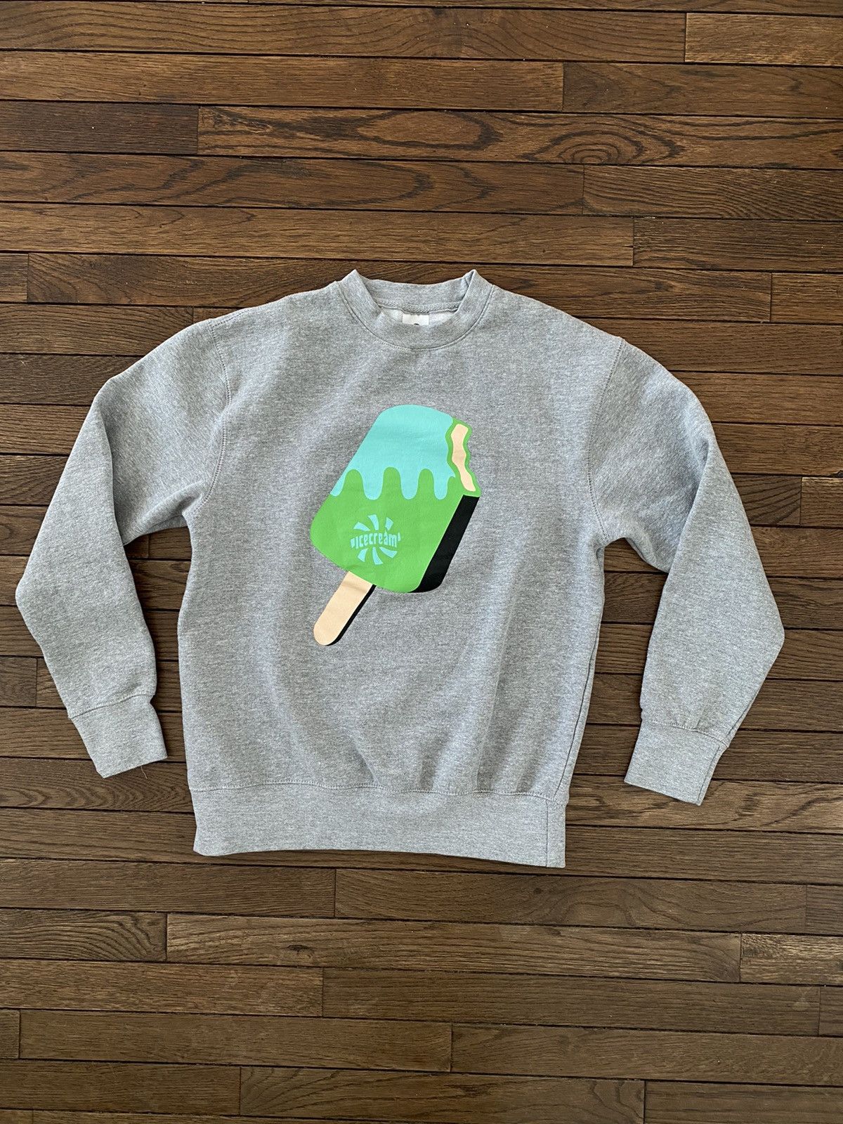 Icecream Ice Cream Grey and Green Popsicle Sweatshirt Small 🥣 BBC Size US S / EU 44-46 / 1 - 1 Thumbnail