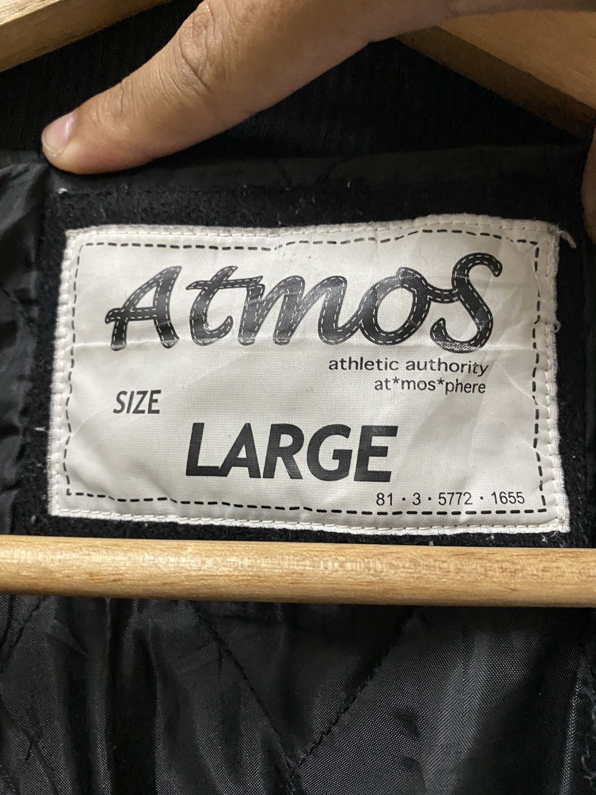 atmos 🇯🇵 Vintage Atmos Patchwork Japanese Brand Varsity Jacket Size US M / EU 48-50 / 2 - 7 Thumbnail