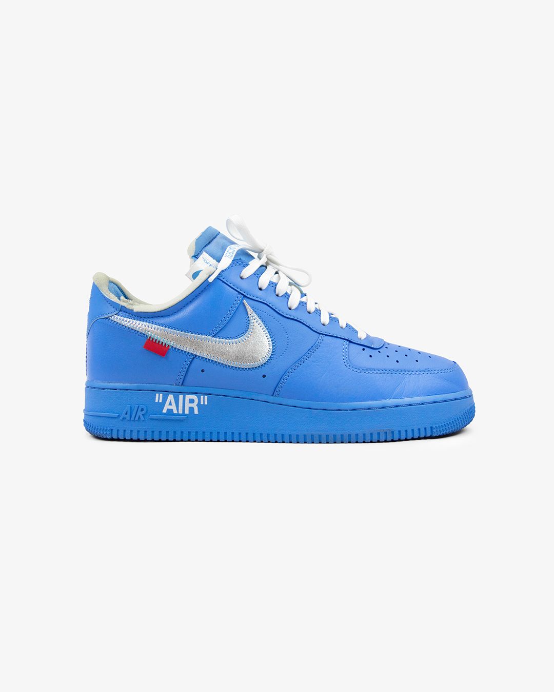 Pre-owned Nike X Off White Off-white Nike Air Force 1 '07 Mca Shoes In University Blue