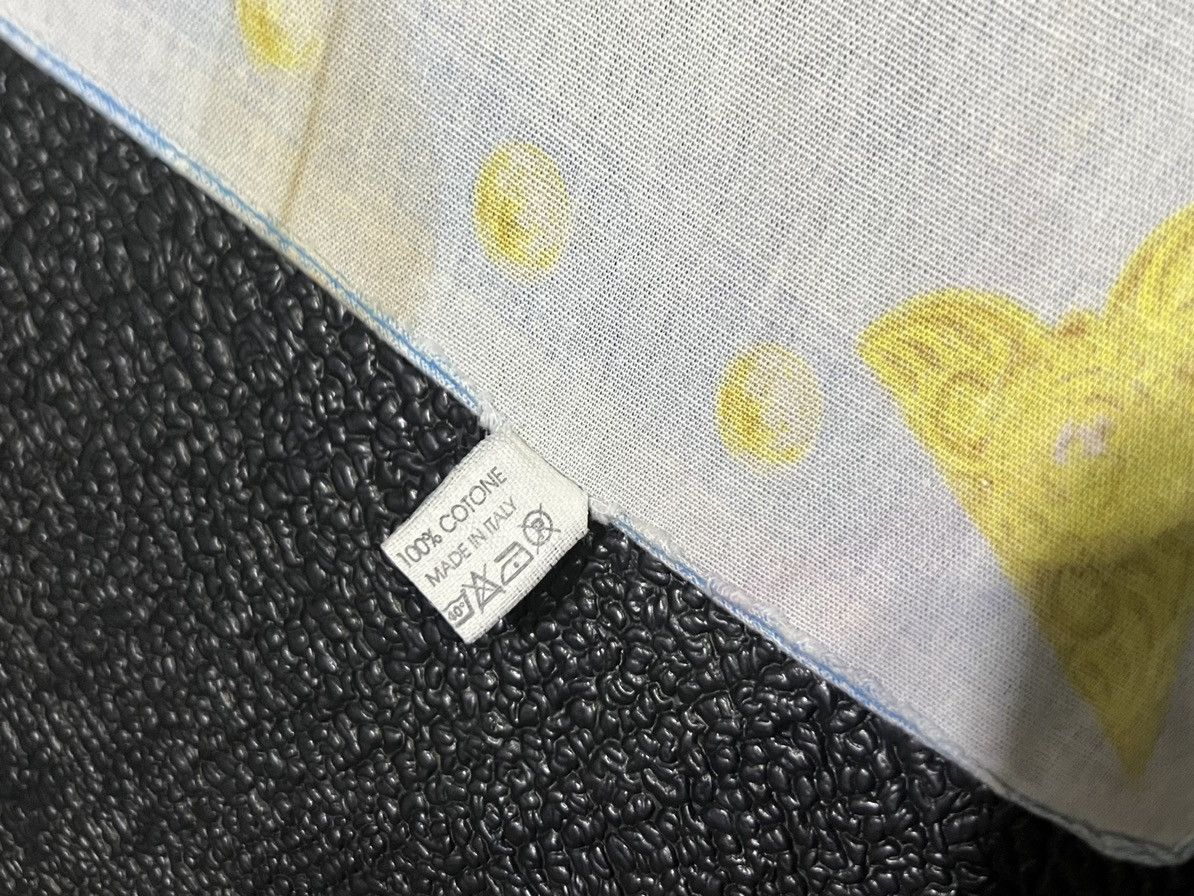 Gianni Valentino × Versace × Versace Jeans Couture GIANNI VERSACE RED BLUE JEANS PERFUME FULLPRINT HANDKERCHIEF Size ONE SIZE - 9 Thumbnail