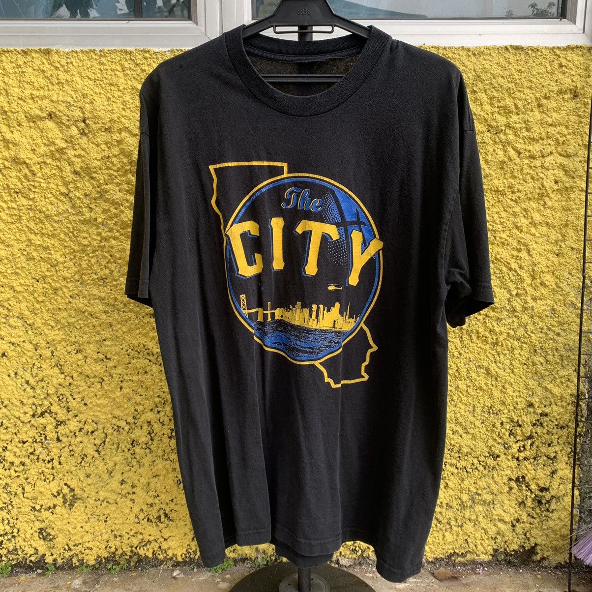 Vintage The City black tshirt tee Size US XL / EU 56 / 4 - 1 Thumbnail