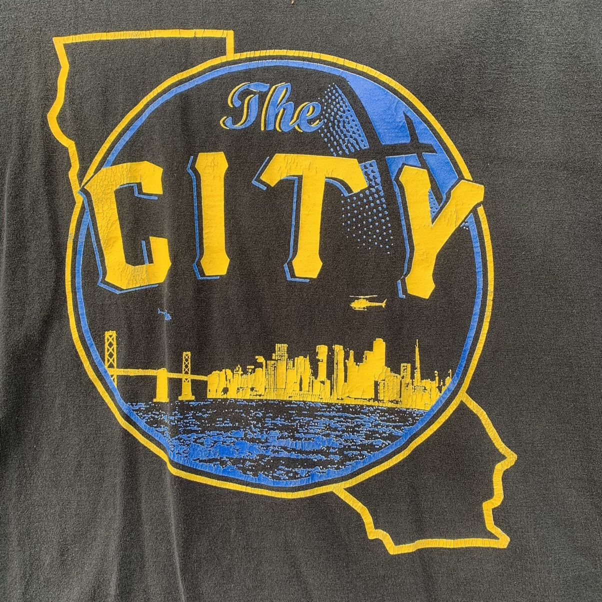 Vintage The City black tshirt tee Size US XL / EU 56 / 4 - 4 Thumbnail