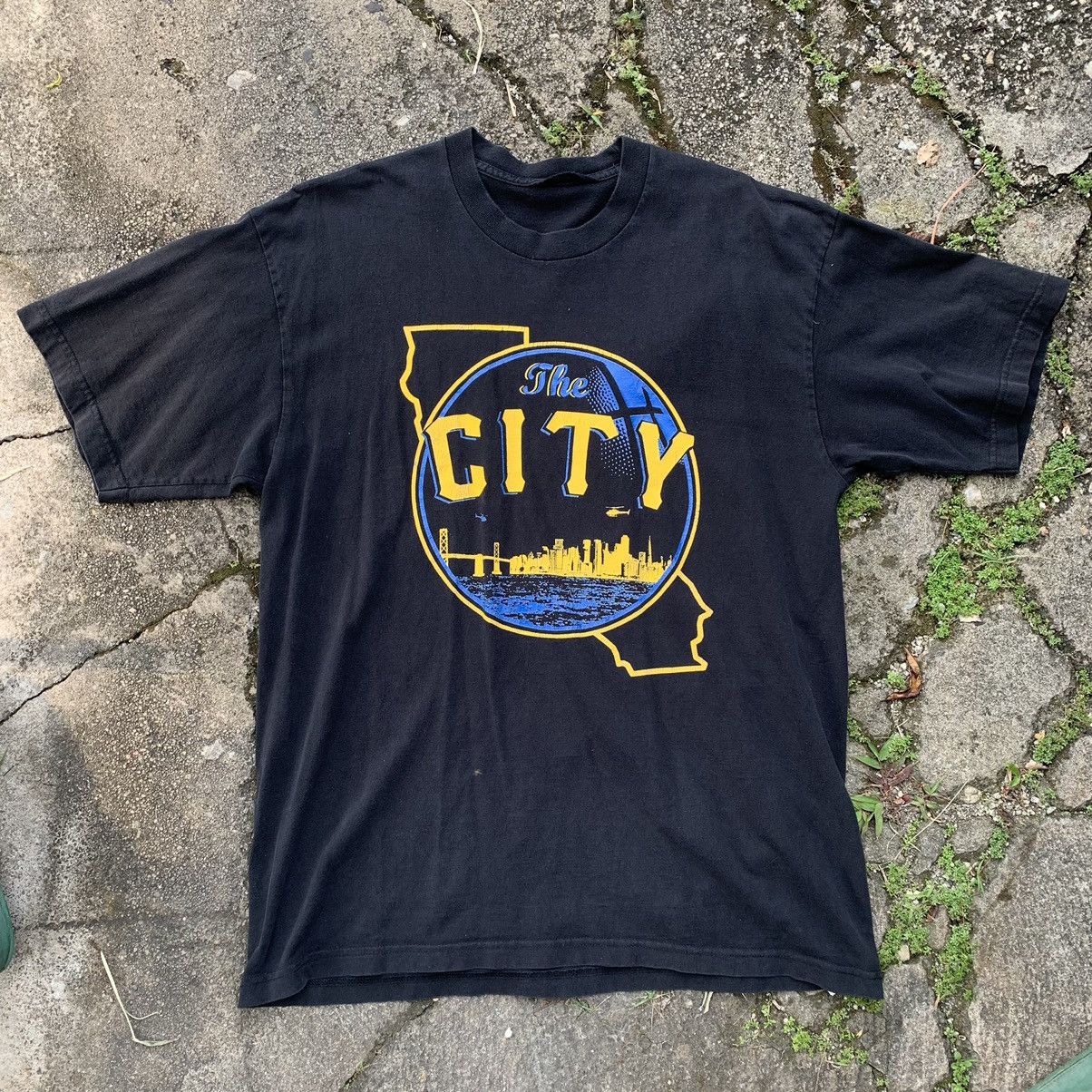 Vintage The City black tshirt tee Size US XL / EU 56 / 4 - 3 Thumbnail