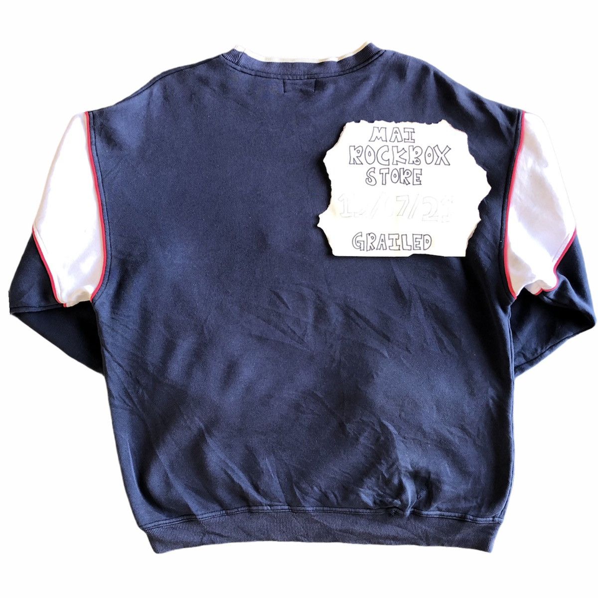 Fila Vintage Fila Spellout Big Logo Embroidered Sweatshirt Size US XL / EU 56 / 4 - 4 Thumbnail