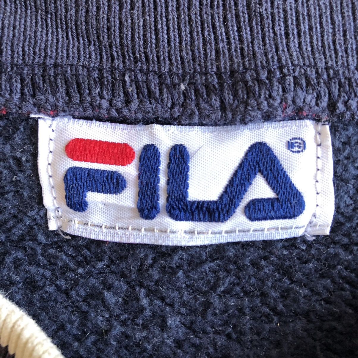 Fila Vintage Fila Spellout Big Logo Embroidered Sweatshirt Size US XL / EU 56 / 4 - 9 Thumbnail
