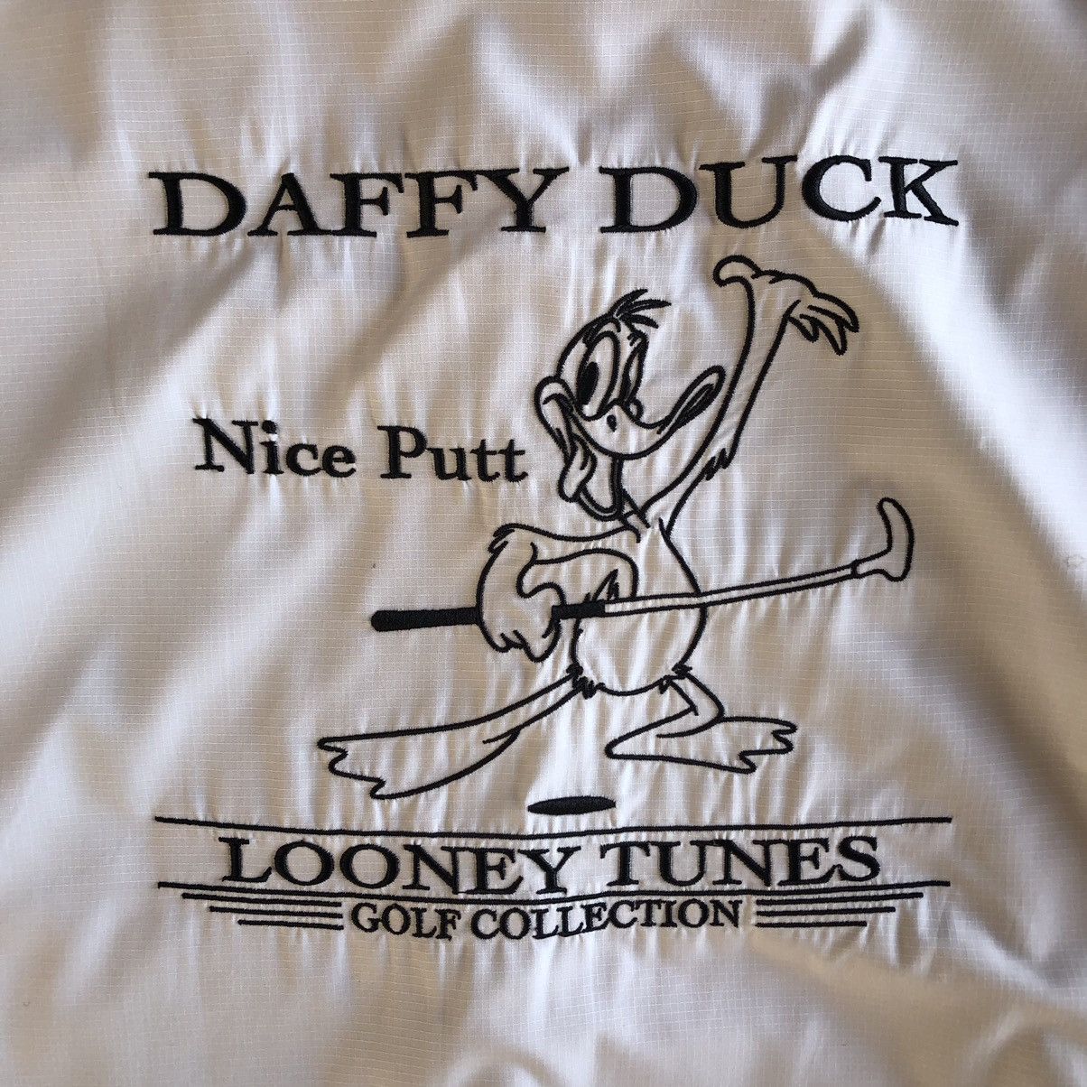 Japanese Brand Sweater Jacket 2in1 Sleeveless Vest Embroidery Duffy Duck Size US XL / EU 56 / 4 - 12 Thumbnail