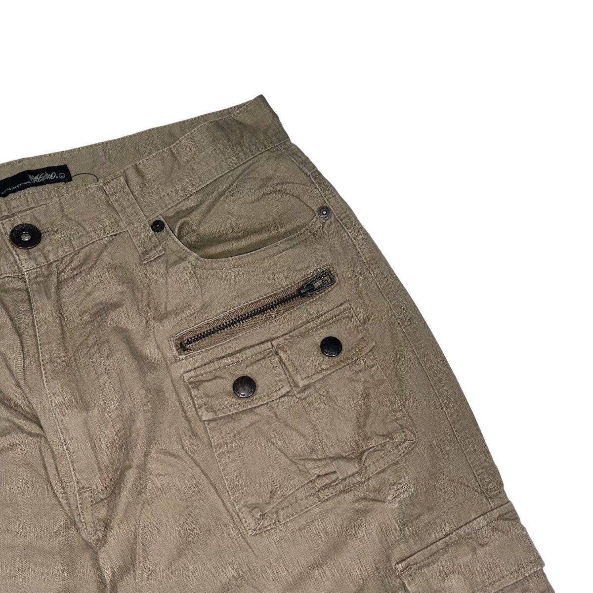Japanese Brand × Mossimo Mossimo Cargo Tactical Multi Pocket Khaki Pants Size US 32 / EU 48 - 3 Thumbnail