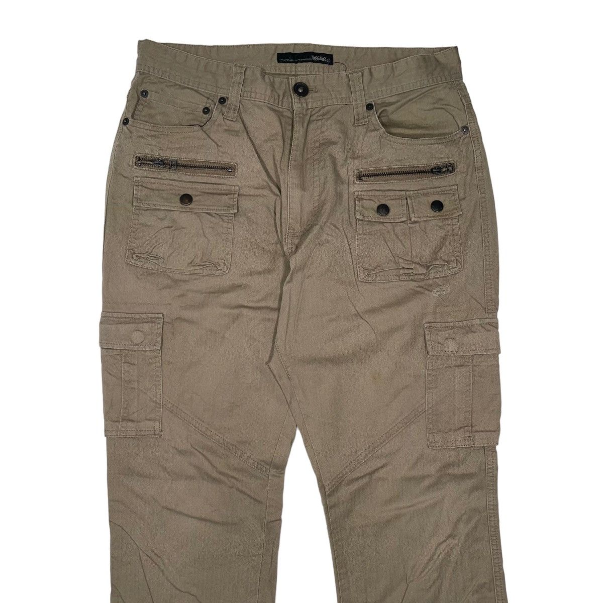 Japanese Brand × Mossimo Mossimo Cargo Tactical Multi Pocket Khaki Pants Size US 32 / EU 48 - 2 Thumbnail