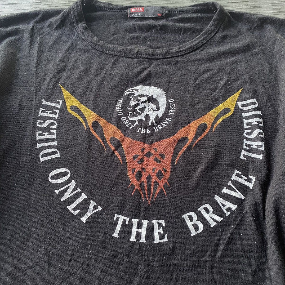 Diesel VINTAGE DIESEL Y2K FLAME PUNK T SHIRT Size US M / EU 48-50 / 2 - 3 Thumbnail