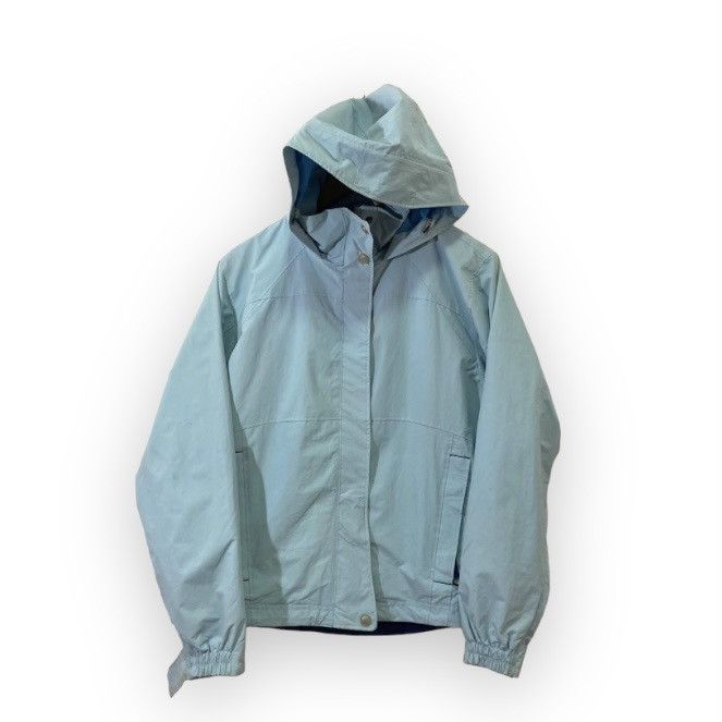 image of L L Bean x Outdoor Life Vintage L.l. Bean Button Up Zip Jacket in Light Blue, Women's (Size Small)