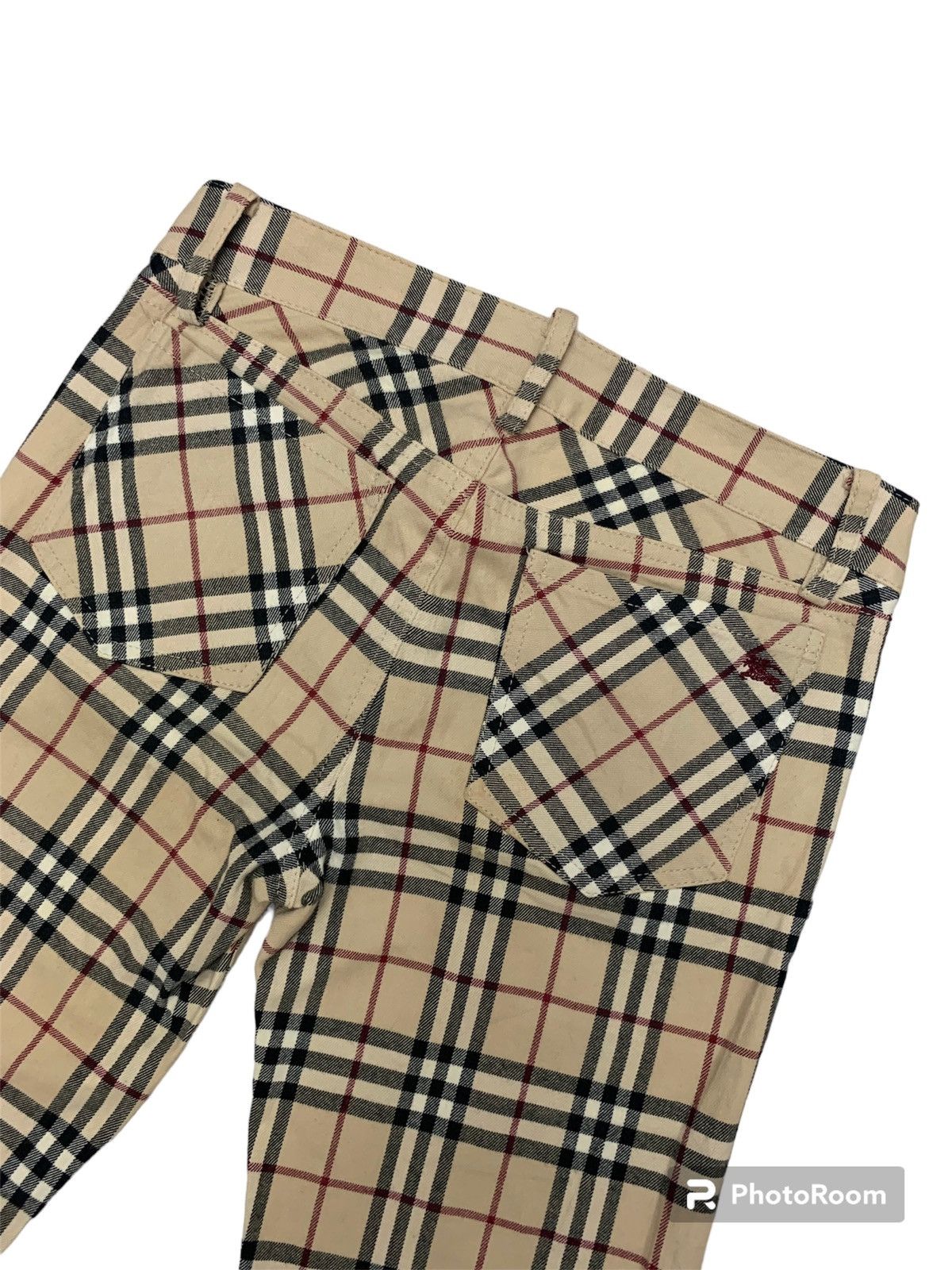 Burberry × Burberry Prorsum × Vintage Burberry London Blue Label nova check spandex pant trouser Size 28" / US 6 / IT 42 - 5 Thumbnail