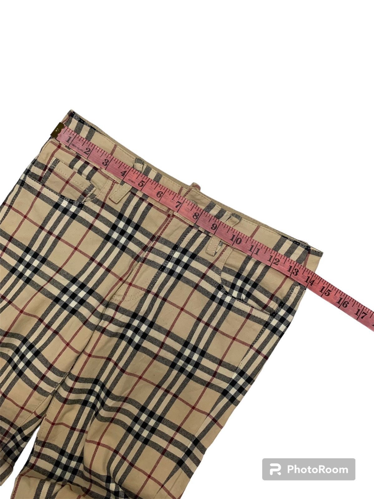 Burberry × Burberry Prorsum × Vintage Burberry London Blue Label nova check spandex pant trouser Size 28" / US 6 / IT 42 - 6 Thumbnail