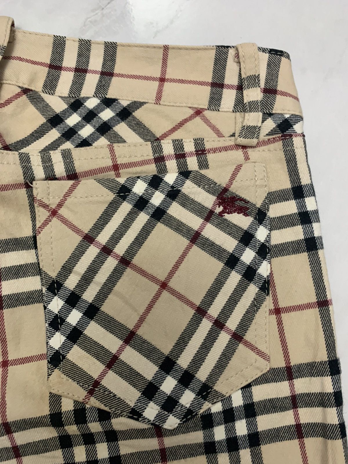 Burberry × Burberry Prorsum × Vintage Burberry London Blue Label nova check spandex pant trouser Size 28" / US 6 / IT 42 - 12 Thumbnail