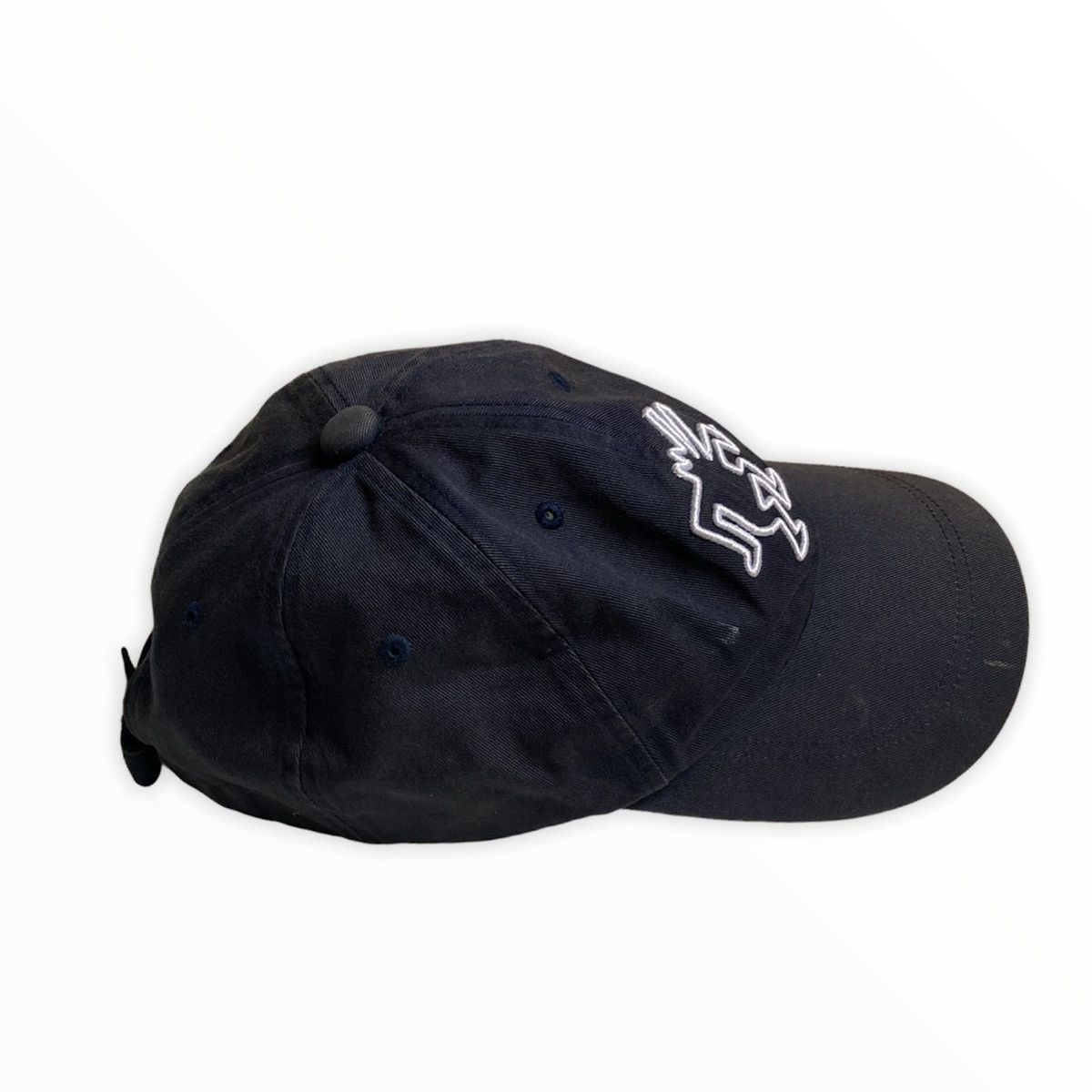 Keith Haring 🇯🇵 VINTAGE KEITH HARING EMBROIDERED CANVAS BASEBALL CAP Size ONE SIZE - 3 Thumbnail