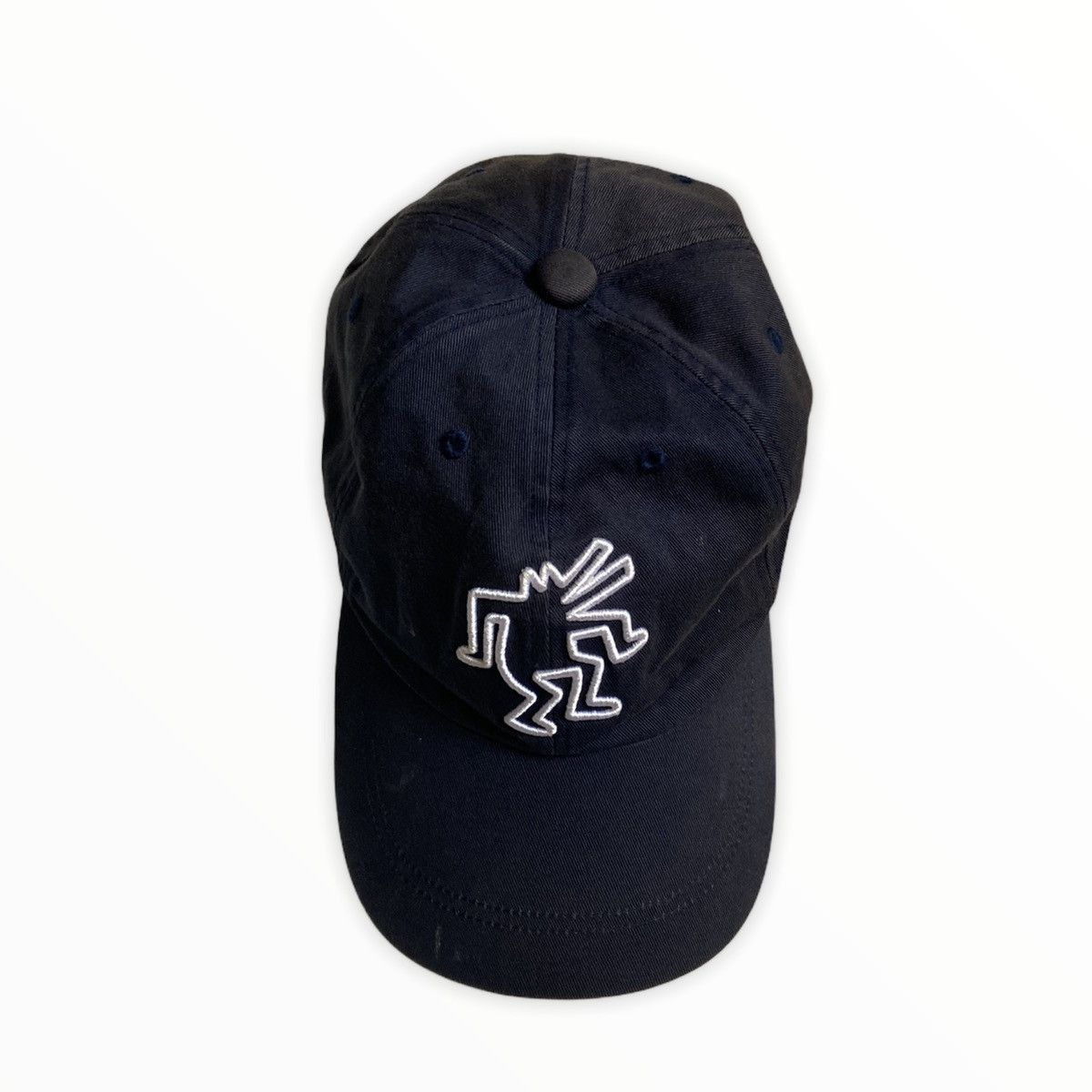 Keith Haring 🇯🇵 VINTAGE KEITH HARING EMBROIDERED CANVAS BASEBALL CAP Size ONE SIZE - 1 Thumbnail