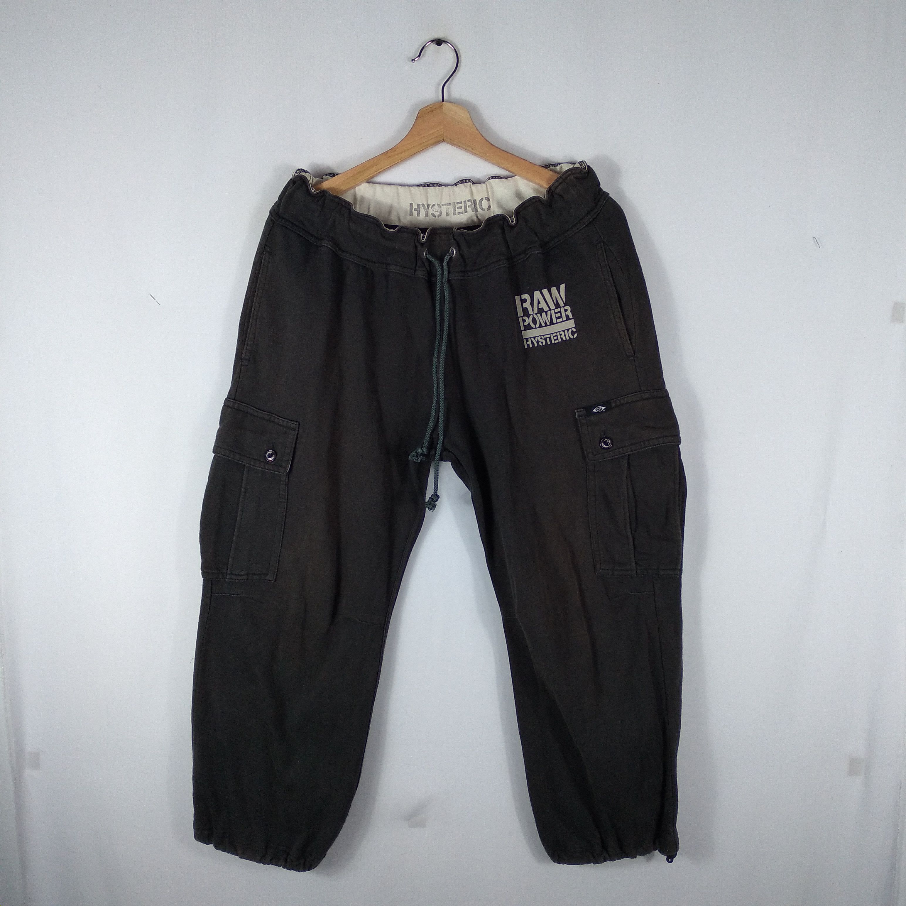 Hysteric Glamour × Japanese Brand 🔥Grailed🔥🇯🇵Hysteric Glamour RAW Draw String Jogger Pants Size US 33 - 2 Thumbnail