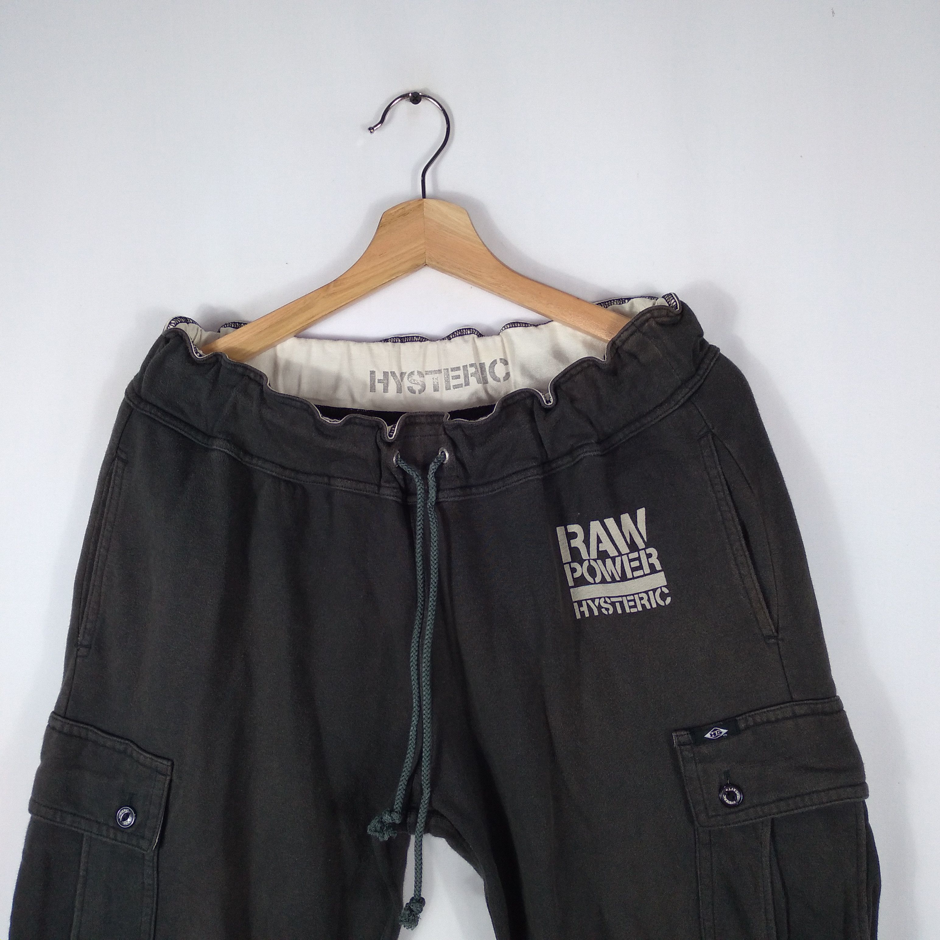 Hysteric Glamour × Japanese Brand 🔥Grailed🔥🇯🇵Hysteric Glamour RAW Draw String Jogger Pants Size US 33 - 3 Thumbnail