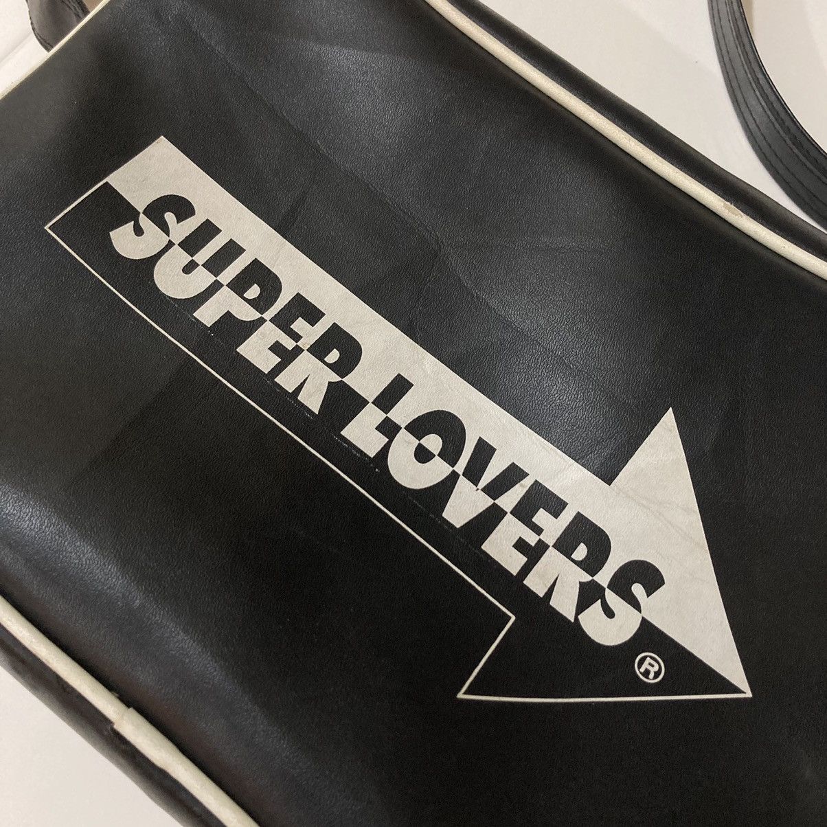 Super Lovers 🇯🇵 SUPER LOVERS JAPANESE PUNK LEATHER SLING BAG Size ONE SIZE - 8 Thumbnail