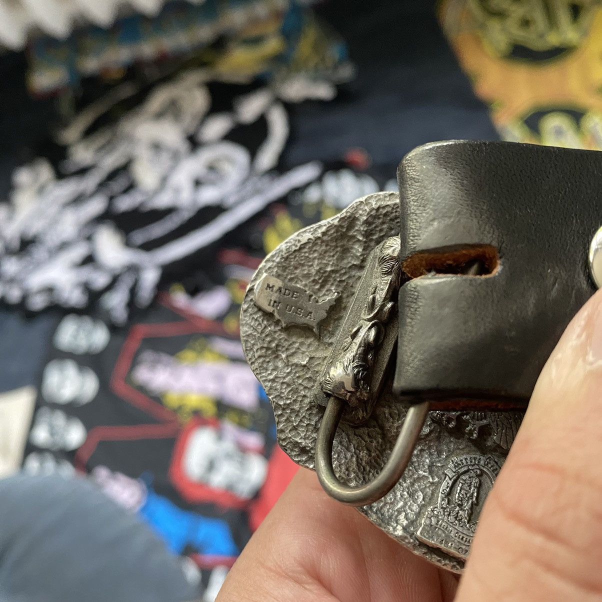 Harley Davidson RETRO 1989 ARROYO GRANDE HARLEY DAVIDSON STYLE EAGLE BELTH Size ONE SIZE - 3 Thumbnail