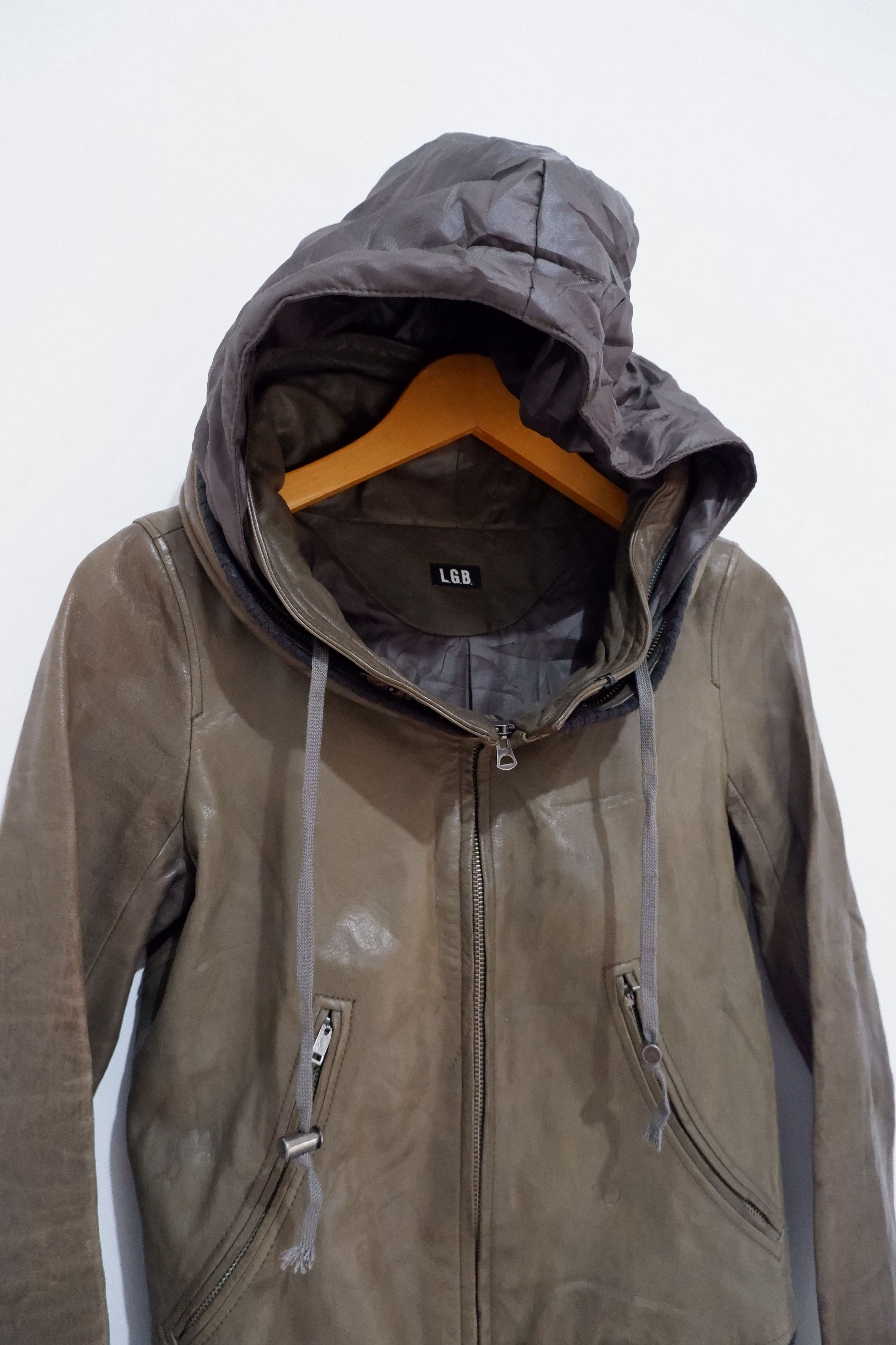 Le Grande Bleu (L.G.B.) L.G.B Bono Leather Jacket Size US S / EU 44-46 / 1 - 5 Thumbnail