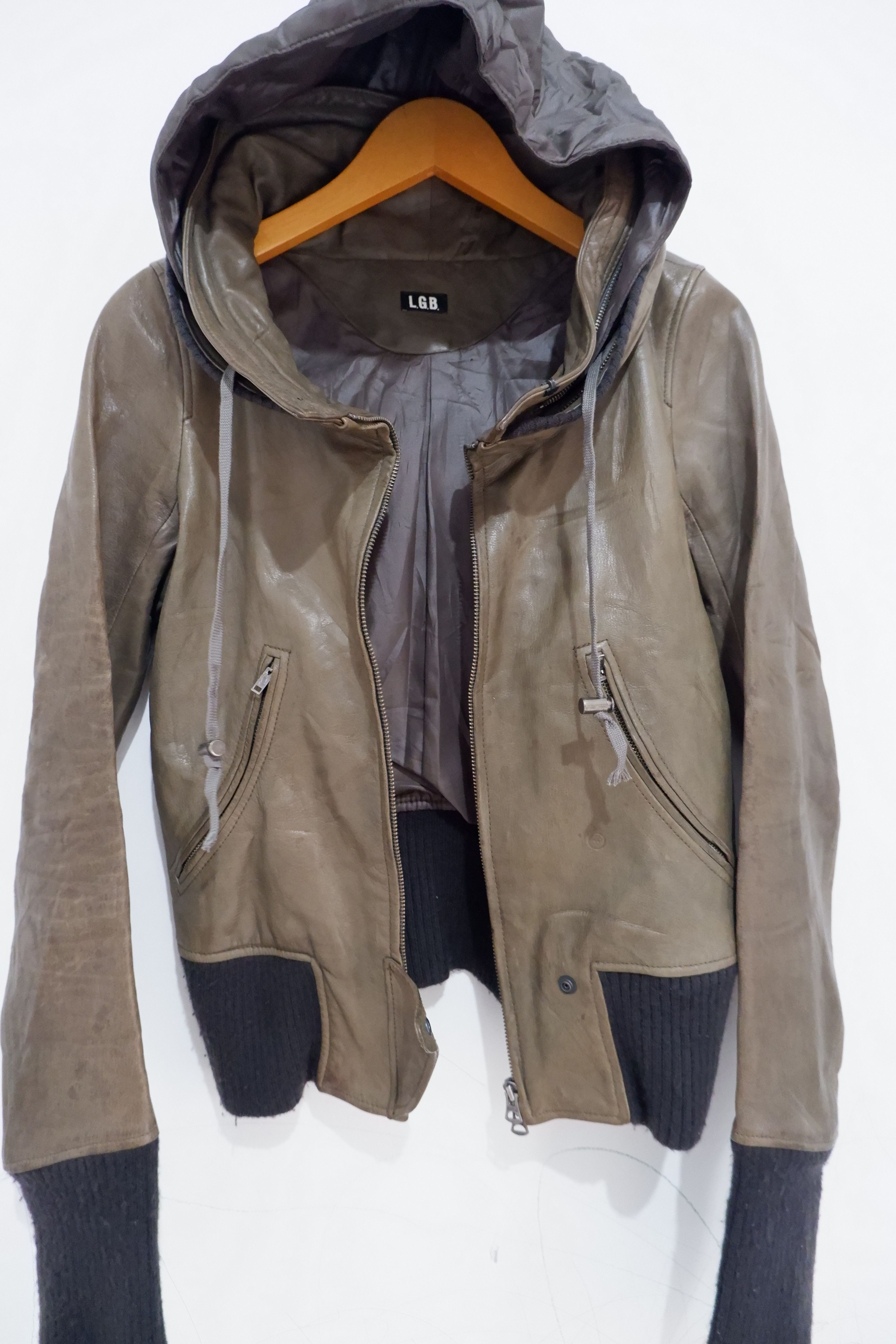 Le Grande Bleu (L.G.B.) L.G.B Bono Leather Jacket Size US S / EU 44-46 / 1 - 4 Thumbnail