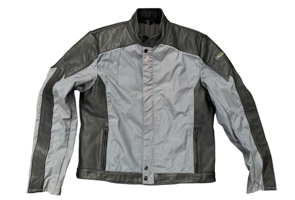 Hein Gericke Vintage Hein Gericke Leather Grey Bomber Jacket Size US XL / EU 56 / 4 - 1 Thumbnail
