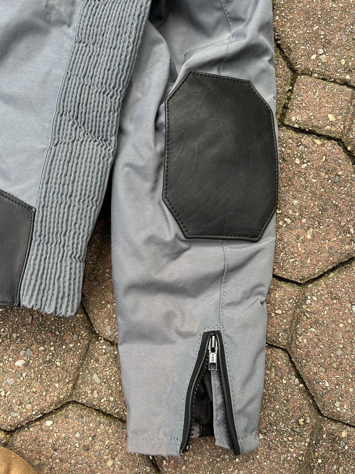 Hein Gericke Vintage Hein Gericke Leather Grey Bomber Jacket Size US XL / EU 56 / 4 - 7 Thumbnail