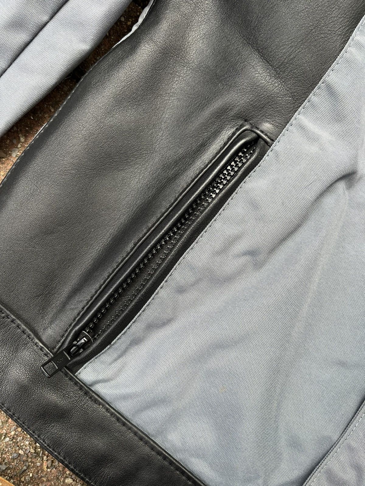 Hein Gericke Vintage Hein Gericke Leather Grey Bomber Jacket Size US XL / EU 56 / 4 - 3 Thumbnail