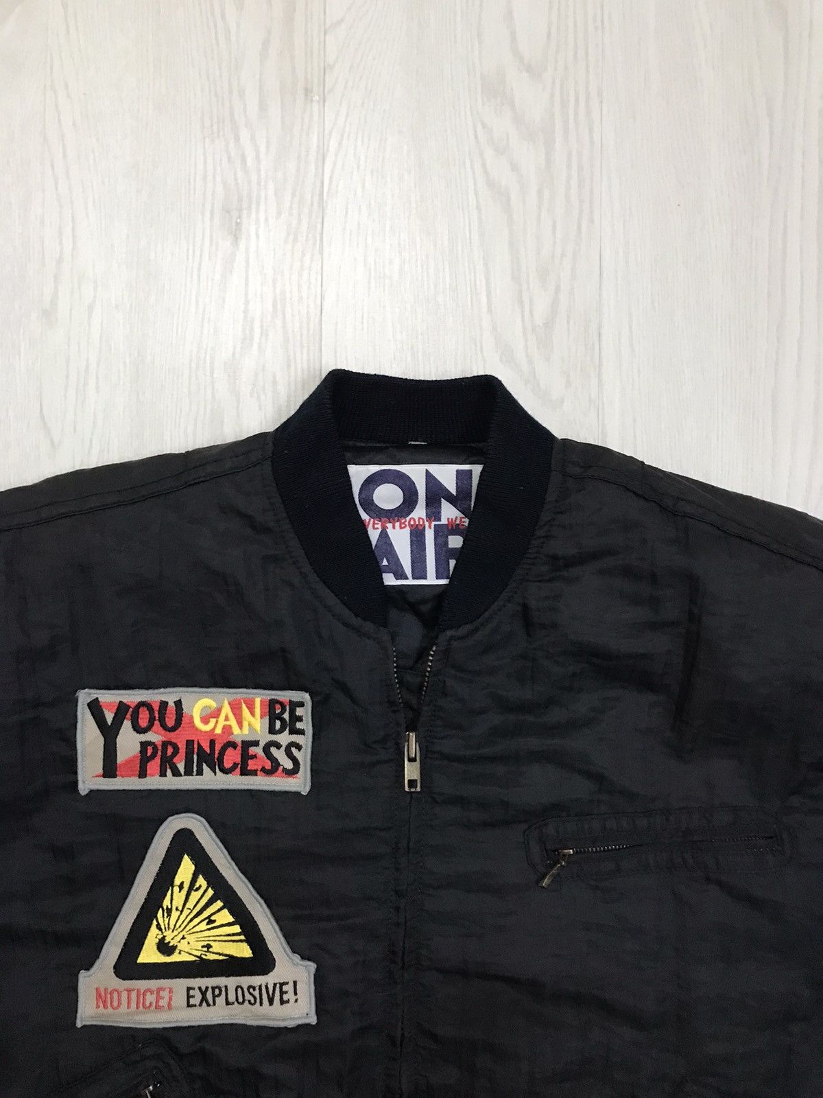 Japanese Brand × Vintage Vintage On Air Japan Bomber Jacket Embroidery Spell Out Size US M / EU 48-50 / 2 - 6 Thumbnail