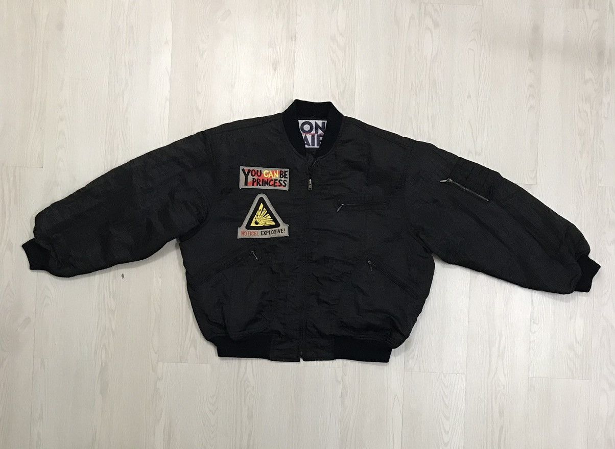 Japanese Brand × Vintage Vintage On Air Japan Bomber Jacket Embroidery Spell Out Size US M / EU 48-50 / 2 - 1 Thumbnail