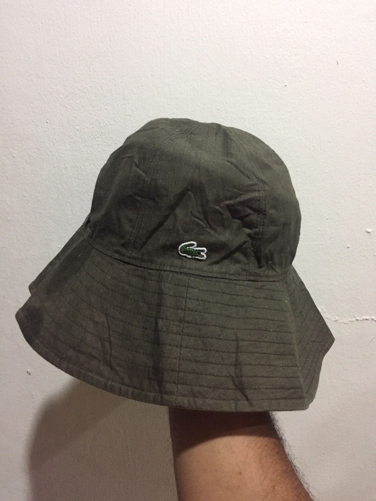 Lacoste VTG Lacoste Reversible Bucket Hat Size ONE SIZE - 8 Thumbnail