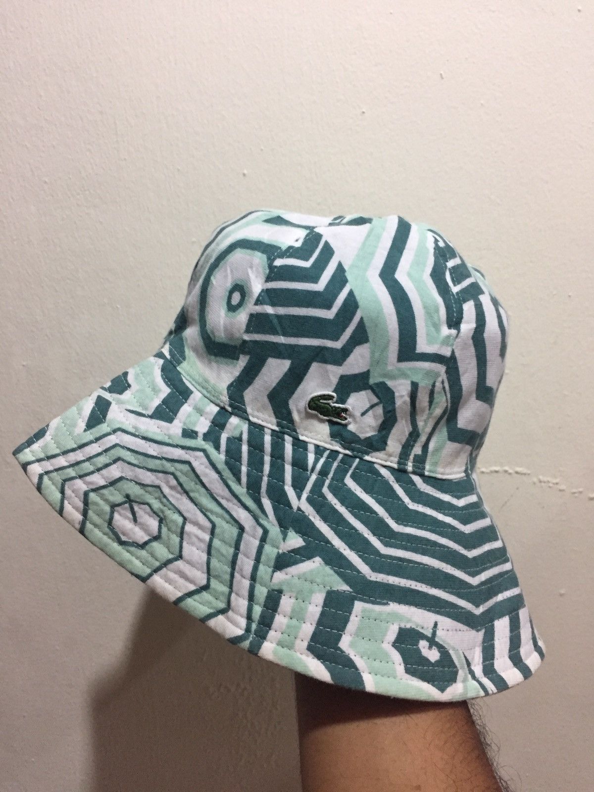 Lacoste VTG Lacoste Reversible Bucket Hat Size ONE SIZE - 4 Thumbnail