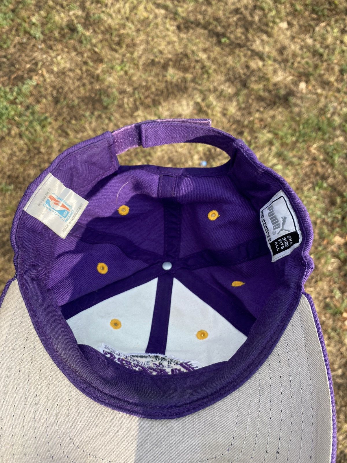 NBA Vintage 90s LA Lakers Puma cap streetwear NBA basketball Size ONE SIZE - 3 Thumbnail
