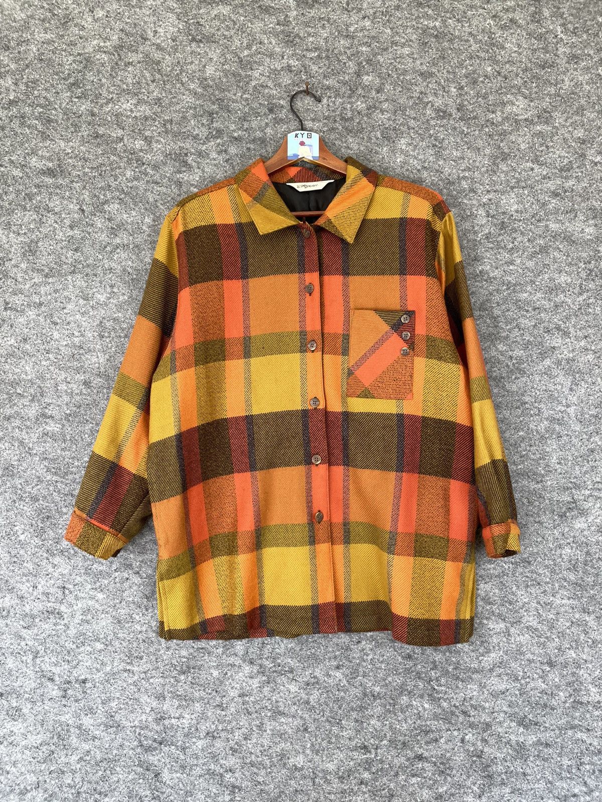 Japanese Brand × Vintage VINTAGE JAPANESE TARTAN JACKET Size US M / EU 48-50 / 2 - 1 Thumbnail
