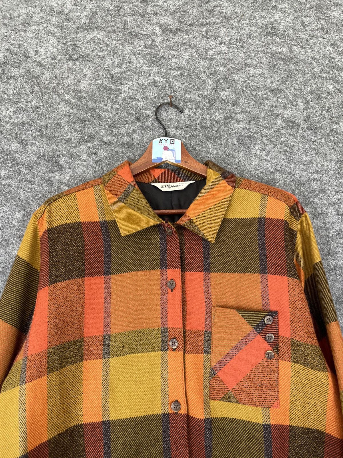 Japanese Brand × Vintage VINTAGE JAPANESE TARTAN JACKET Size US M / EU 48-50 / 2 - 2 Thumbnail