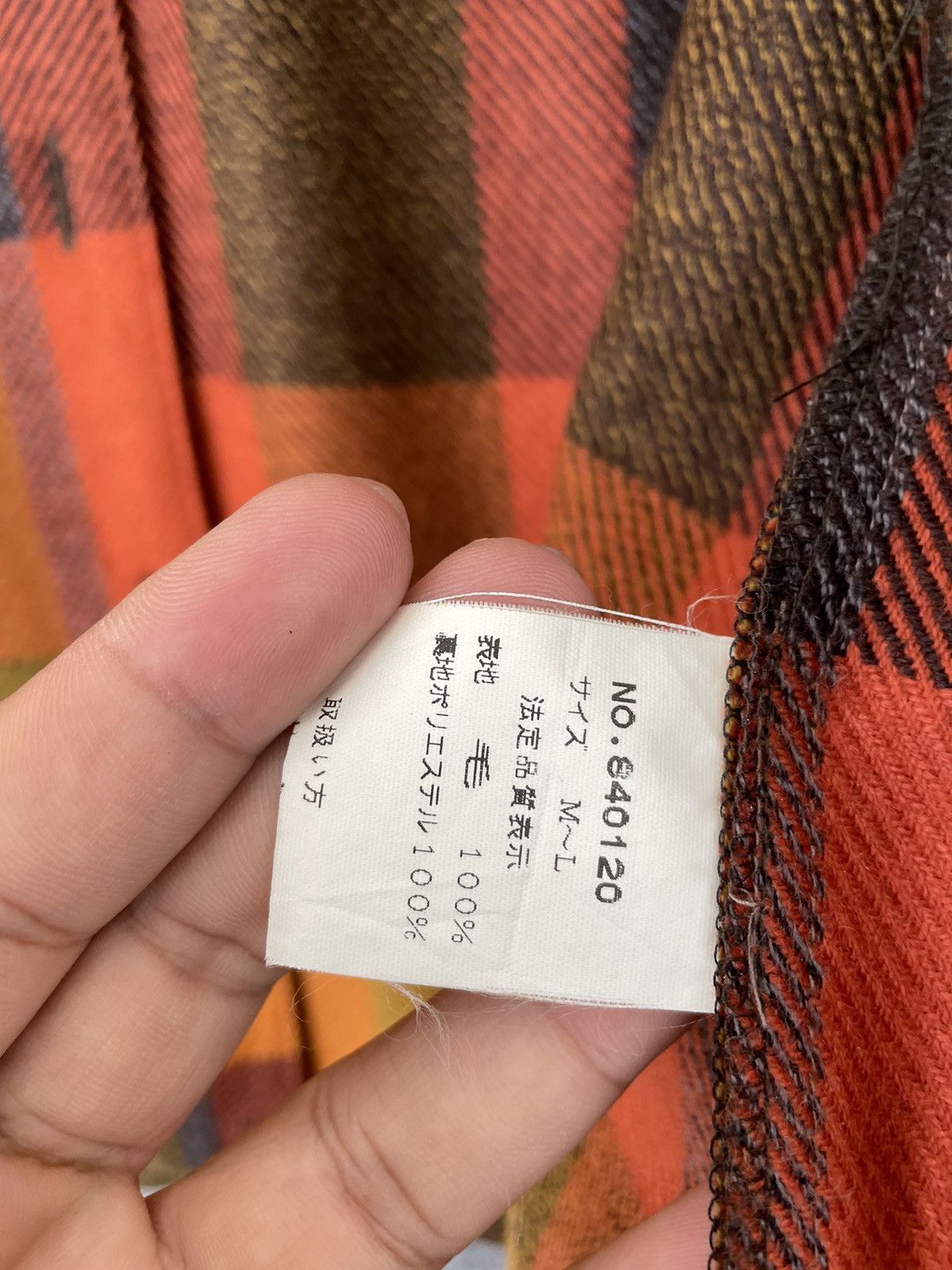 Japanese Brand × Vintage VINTAGE JAPANESE TARTAN JACKET Size US M / EU 48-50 / 2 - 7 Thumbnail